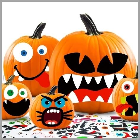 pegatinas halloween familia juegos